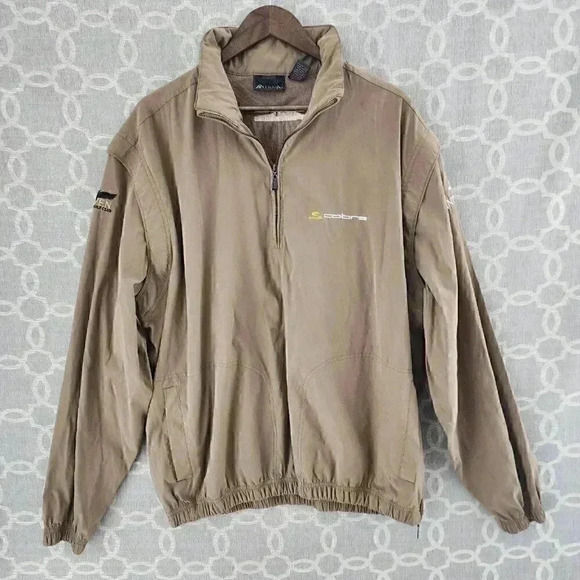 Antigua Pinnacle Zip up Mock Neck Golf Jacket Men's XL - Picture 1 of 9